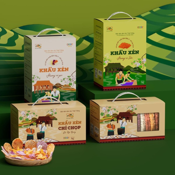 In Hoa Long nhận thiết kế và in hộp đựng bánh khẩu xén lấy ngay