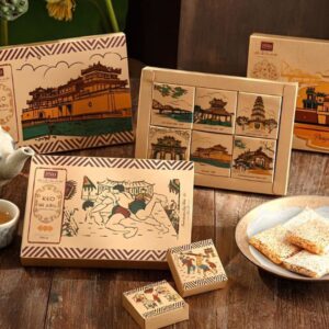 In hộp đựng kẹo mè xừng đẹp, thiết kế theo yêu cầu
