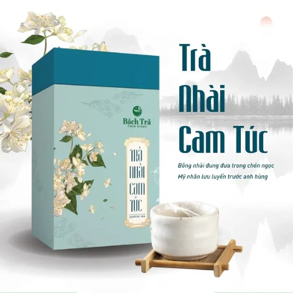 In Hoa Long nhận thiết kế và in hộp đựng trà hoa nhài lấy ngay