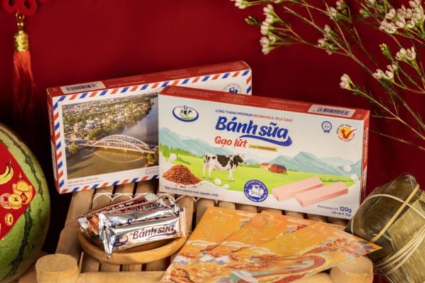 In hộp giấy bánh sữa đẹp, chất lượng cao