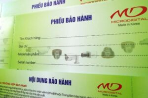 In phiếu bảo hành camera đẹp, thiết kế theo yêu cầu