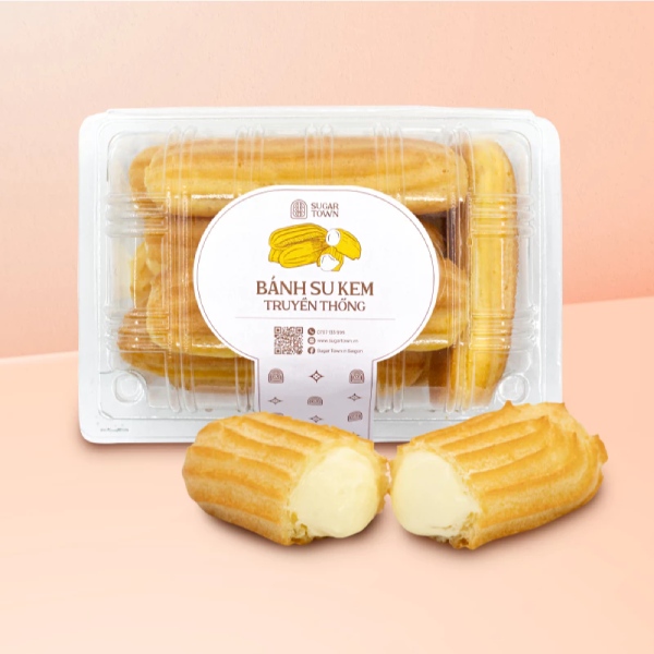 In Hoa Long nhận in tem bánh su kem đẹp