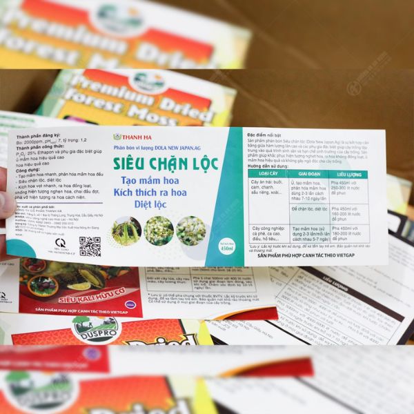 In tem nhãn phân bón đẹp, chất lượng cao