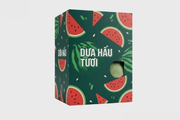 In thùng đựng dưa hấu đẹp, chất lượng cao