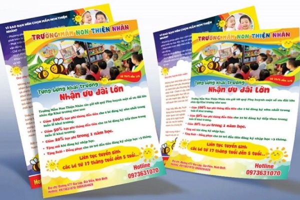 In Hoa Long nhận thiết kế và in tờ rơi màu giá rẻ