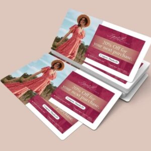 In voucher thời trang độc đáo theo yêu cầu