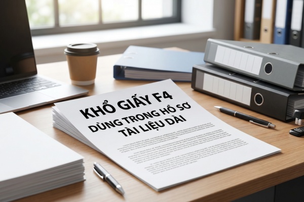 Kích thước khổ giấy F4 in hồ sơ
