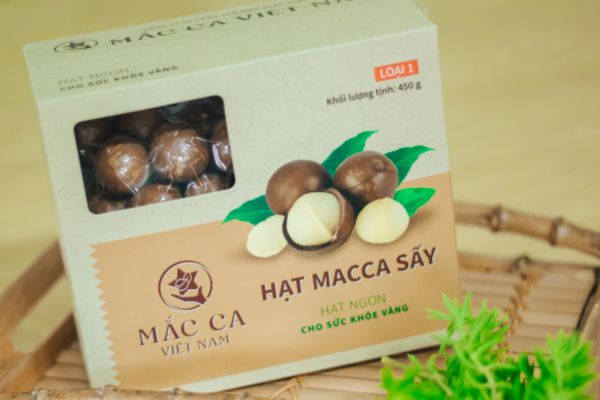 Mẫu bao bì hạt macca đẹp, thiết kế theo yêu cầu