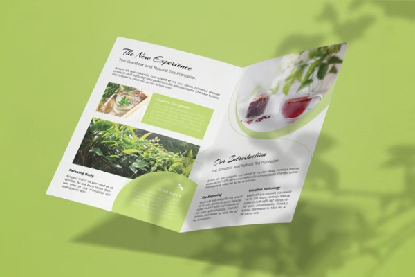 In Hoa Long nhận thiết kế và in ấn mẫu brochure trà chuyên nghiệp