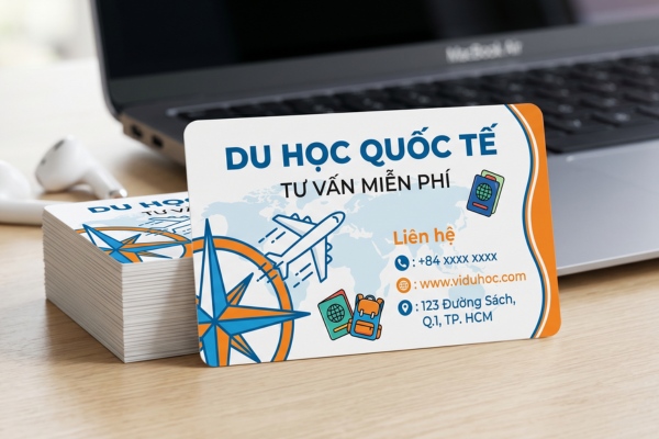 Mẫu card visit du học hiện đại