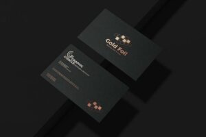 Những mẫu card visit ép kim đẹp mắt sang trọng
