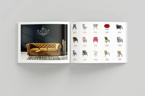 Mẫu catalogue ghế đệm hiện đại