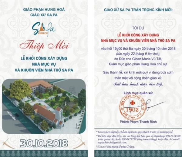 In Hoa Long nhận thiết kế và in ấn mẫu giấy mời dự lễ khởi công theo yêu cầu