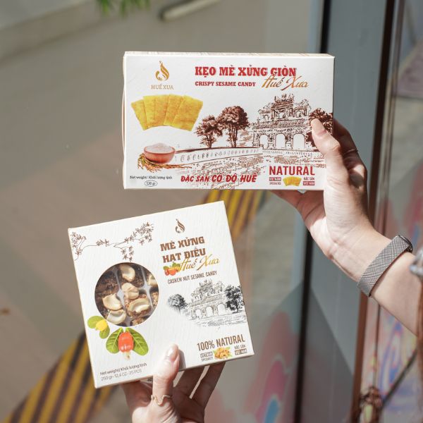 In hộp đựng kẹo mè xửng đẹp, thiết kế theo yêu cầu