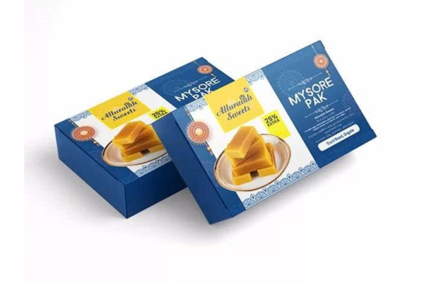 Mẫu hộp giấy duplex đựng bánh kẹo