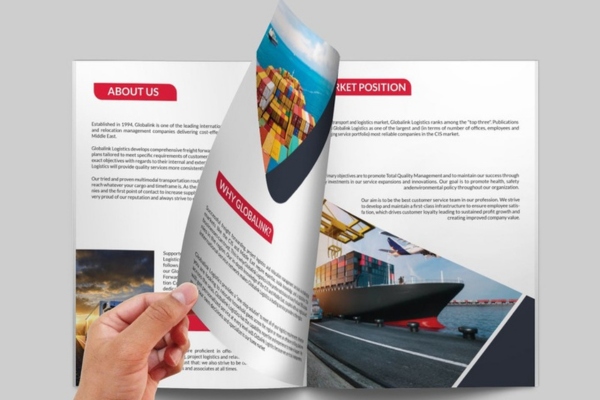 Những mẫu in catalogue vận chuyển logistics chuyên nghiệp