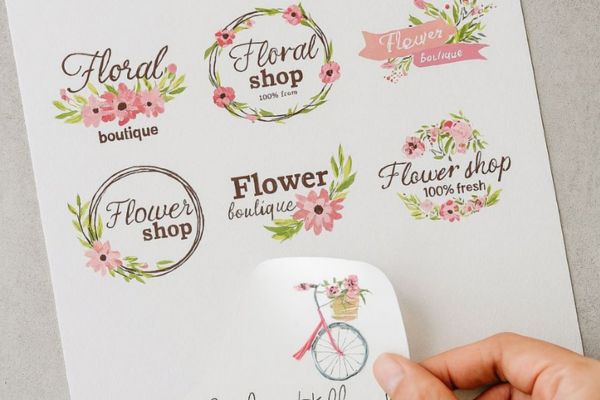 Mẫu logo shop hoa đẹp, chất lượng cao