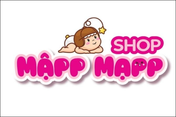 Mẫu logo shop quần áo trẻ em sáng tạo