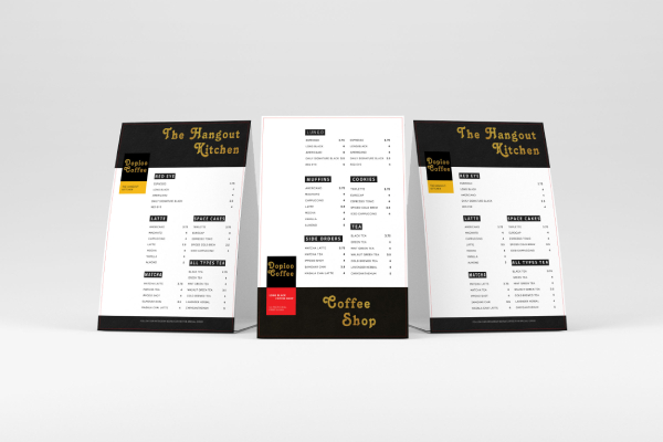 In Hoa Long nhận thiết kế và in ấn mẫu menu để bàn sang trọng