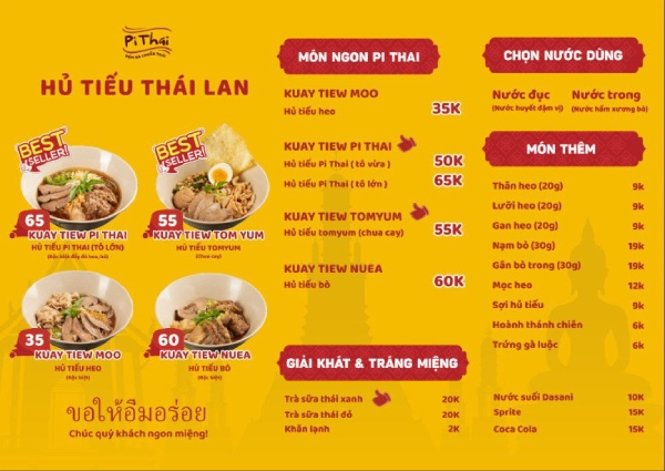 In Hoa Long nhận thiết kế và in ấn mẫu menu quán hủ tiếu chất lượng