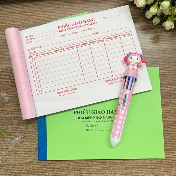 In Hoa Long nhận thiết kế và in ấn mẫu phiếu giao hàng giá rẻ