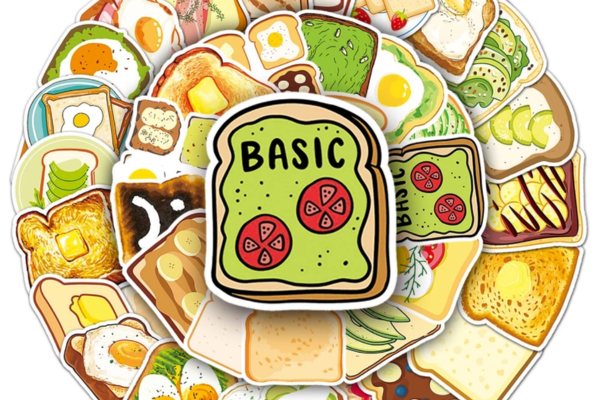 Mẫu sticker bánh mì cute