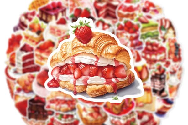 Mẫu sticker bánh ngọt đẹp, chất lượng cao