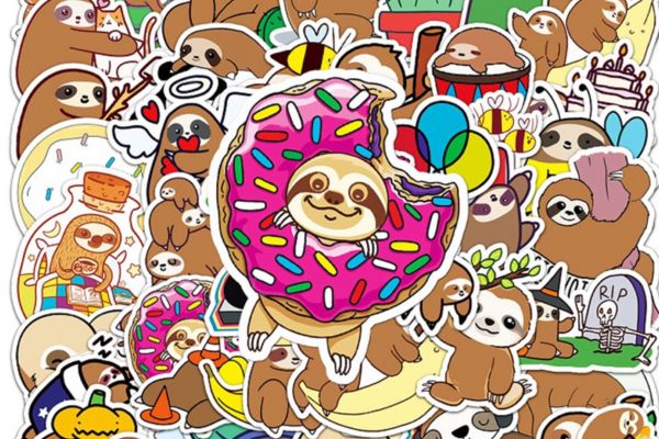Bộ sticker con lười giá rẻ, mẫu đẹp