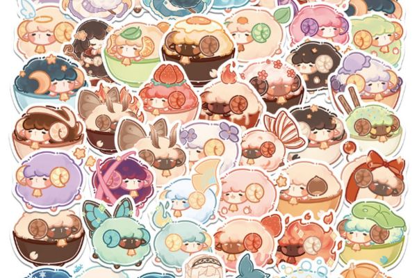 Mẫu sticker cừu đẹp, giá rẻ, chất lượng