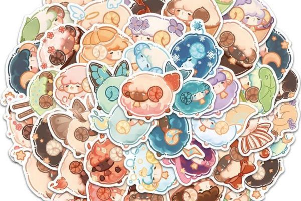 Mẫu sticker cừu đẹp, giá rẻ, chất lượng
