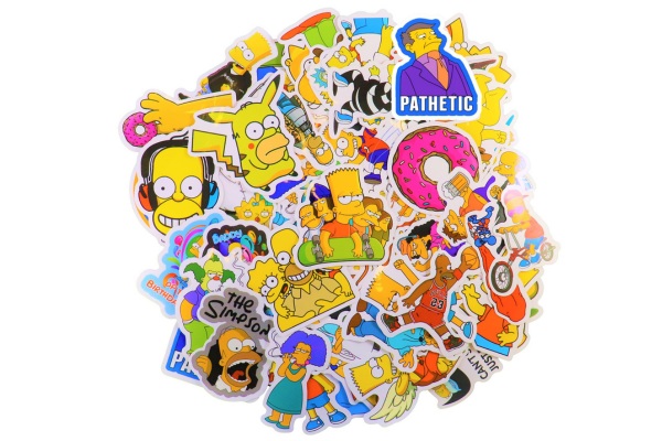 Mẫu sticker simpson đẹp mắt