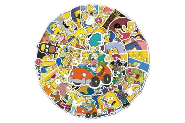 Mẫu sticker simpson hài hướng