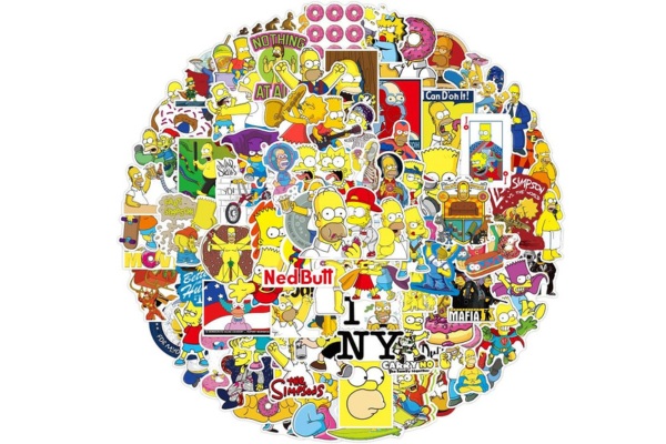 Mẫu sticker simpson chất liệu cao cấp