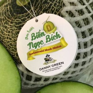 In tag treo dưa lưới đẹp, chất lượng cao