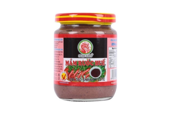 Mẫu tem mắm ruốc dán lọ thủy tinh