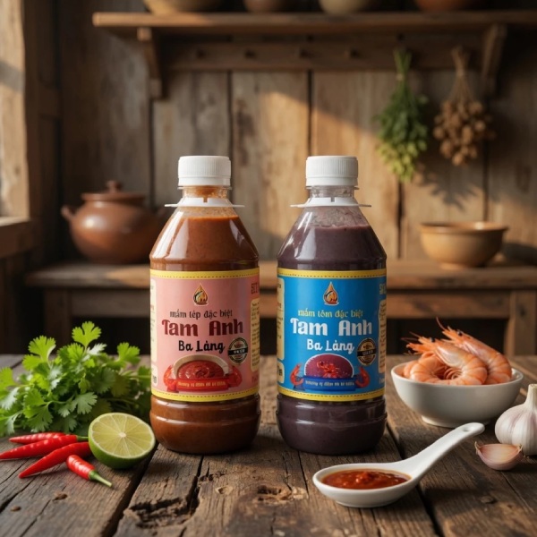 In Hoa Long nhận thiết kế và in ấn mẫu tem nhãn mắm tôm sang trọng