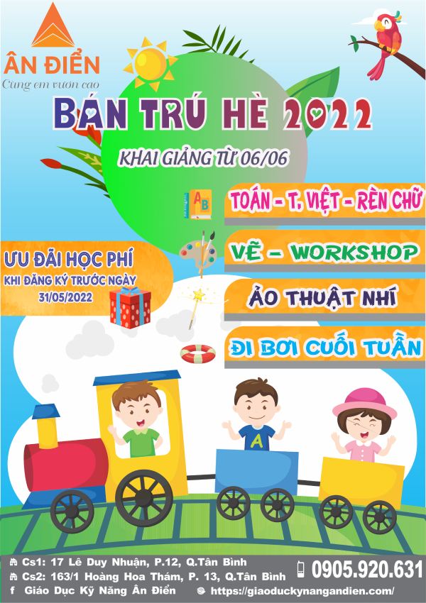In Hoa Long nhận thiết kế và in ấn mẫu tờ rơi trại hè giá rẻ