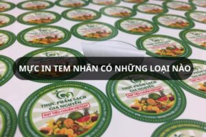 Mực in tem nhãn có những loại nào phổ biến