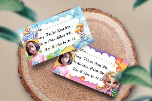 In Hoa Long nhận thiết kế và in ấn nhãn vở in ảnh đẹp