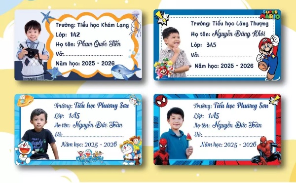 In Hoa Long nhận thiết kế và in ấn nhãn vở in ảnh giá rẻ