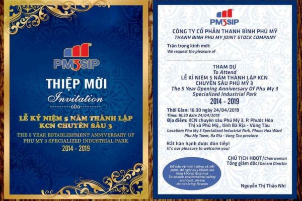 Những mẫu giấy mời dự lễ kỷ niệm đẹp mắt, đa phong cách