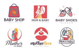 Xem ngay mẫu logo mẹ và bé đẹp mắt, sáng tạo