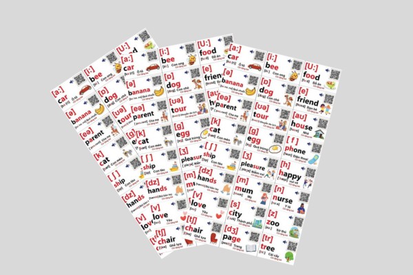 những sticker từ vựng tiếng Anh đẹp mắt