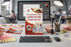mẫu tờ rơi trung tâm tiếng trung hiệu quả thu hút học viên