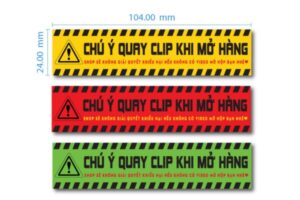 Tem nhãn chú ý khi mở hàng đẹp dễ thu hút