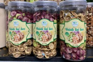 Tem nhãn bánh tai heo đẹp, chất lượng cao
