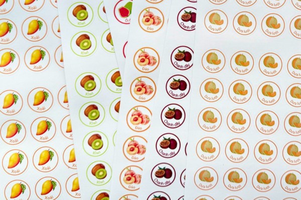 Tem nhãn dán dán hủ panna cotta nổi bật