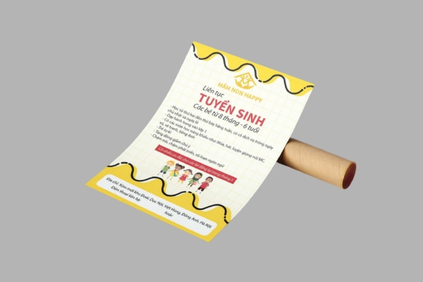 Nội dung tờ rơi tuyển sinh mầm non