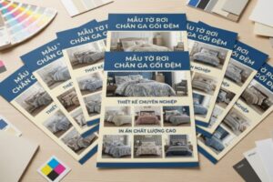 35+ mẫu tờ rơi chăn ga gối đệm đẹp mắt