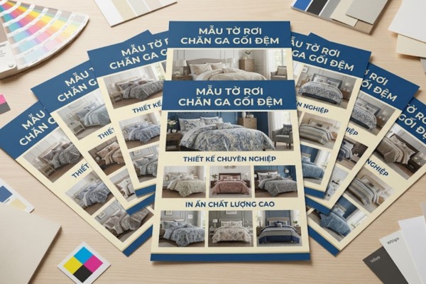 35+ mẫu tờ rơi chăn ga gối đệm đẹp mắt